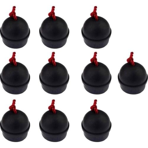 10Pcs Rubber Cue Chalk Holders for Billiard Pool Snooker Table Stick