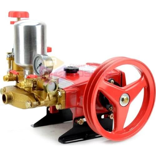 12-22L/min Three Cylinders Agricultural Motor Sprayer Pump High Pressure Triplex Plunger Pump 26 Type