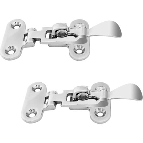 2 Pieces 316 Stainless Steel Marine Boat Hatch Anti-Rattle Latch Fastener Clamp Strong corrosion resistance