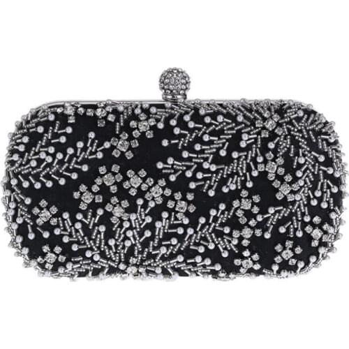 2020 handmade beads evening clutch bags crossbody bags for women banquet purses and handbags drop shipping LXG38