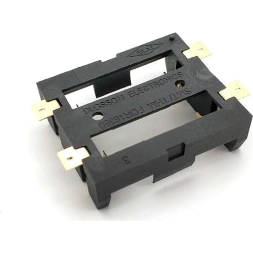 2 x 18350 Smd Smt Batteries Holder Storage Box Case With Bronze Pins 2 Slots 2*18350 Rechargeable Battery Shell