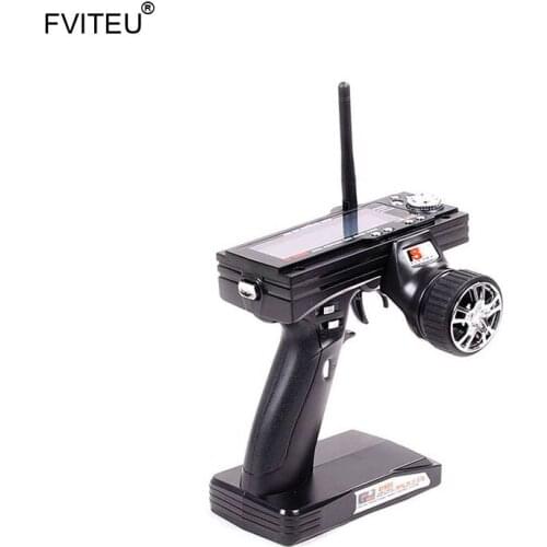 FVITEU 2.4G 3 Channel transmitter with LCD screen for 1/5 Rovan F5 Truck Spare Parts ON ROAD MCD XS5