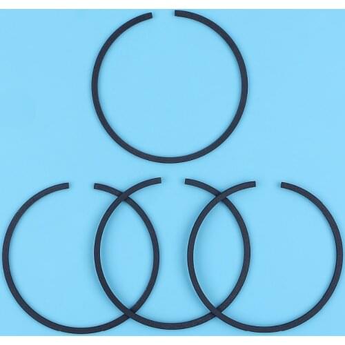4 X Piston Rings 50mm X 1.5MM For HUSQVARNA 268 268XP 268K 66 266 371 372 Chainsaw Replacement Spare Parts