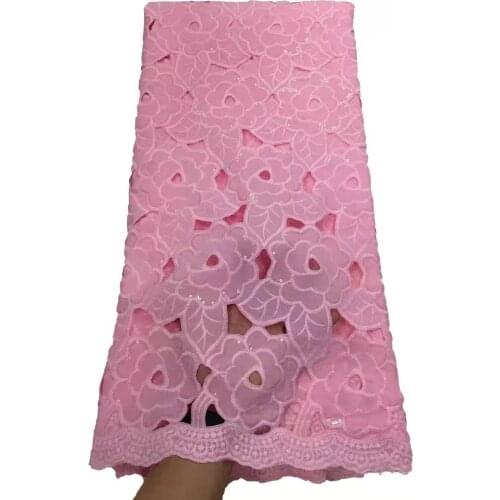 African Lace Fabric 2021 High Quality Swiss Lace Fabric Dubai Suisse Coton Nigerian Dry Lace Swiss Voile Lace In Switzerland 5Y