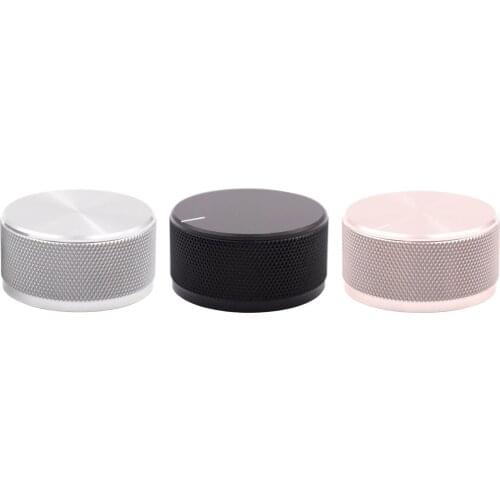 1PC AUDIO KNOB 44x22mm MACHINED ALUMINUM Potentiometer Knob for CD Player DAC Amplifier Speaker Turntable Radio VOLUME CONTROL