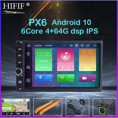 DSP 2 Din Auto Radio Android 10.0 For Nissan/Xtrail/Tiida/Hyundai/KIA Universal Car Multimedia Video Player GPS USB DVR RAM 2GB