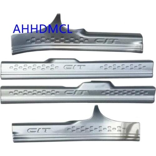Car Welcome Pedal Threshold Strip Door Sill Strip For City 2008 2009 2010 2011 2012 2013 2014 2015 2016 2017 2018 2019 2020