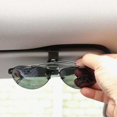 Auto Fastener Clip ABS Car Vehicle Sun Visor Sunglasses Eyeglasses Glasses Bank Card Ticket Pen Portable Clip Holder