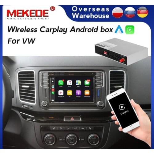 Wireless Apple CarPlay Android Auto for VW Volkswagen Passat B7 B8 Fabia Golf Polo MIB system Android Multimedia Interface box