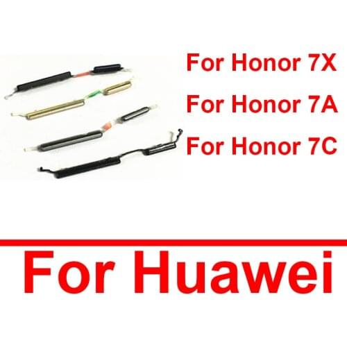 Power Volume Side Button Flex Ribbon Cable For Huawei Honor 7A 7C 7S 7X Up Down Audio Control Button Replacement Repair Parts