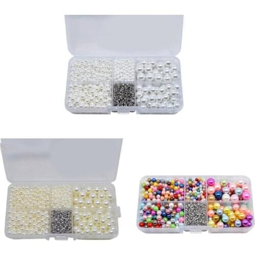 4/5/6/8/10mm Simulation Pearl Beads DIY Jewelry Bracelet Earring Necklace Craft Making Supplies Gift for Women Girl