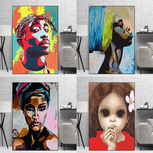 DIY Graffiti Poster Press Digital Painting Home Decoration Frameless Mural Adult Crafts Special Gift Acrylic Paint Art Set