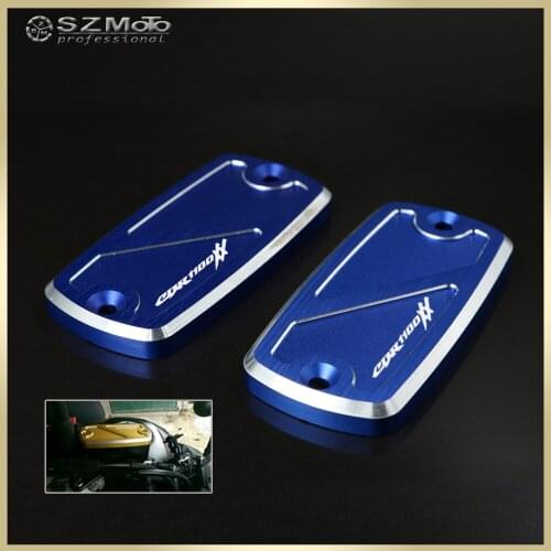 For HONDA CBR1100XX CBR 1100XX 1997-2004 Motorcycle Accessories Front Brake Clutch Cylinder Fluid Reservoir Cover Cap With Logo