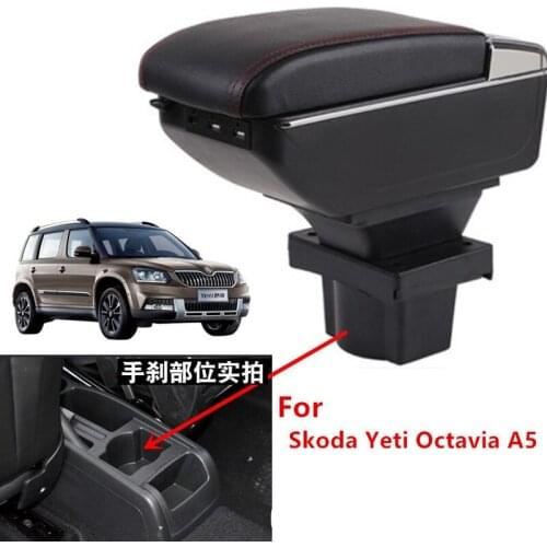 For ToyotaPrius C Prius C Central Armrest Box Store Content Storage box Aqua armrest box with cup holder ashtray USB interface