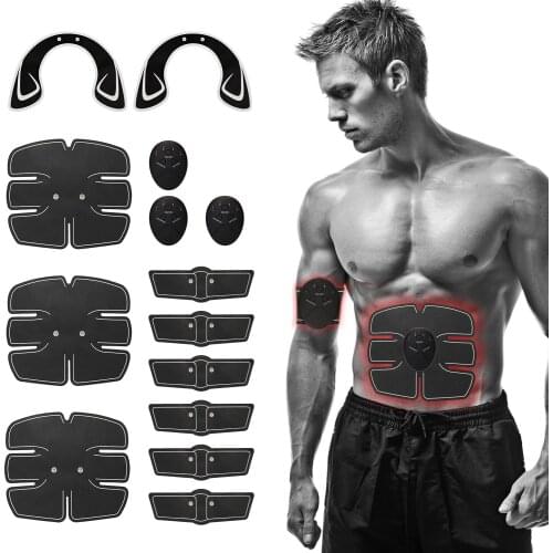 Electric Muscle Stimulator ems Wireless Buttocks Hip Trainer Abdominal ABS Stimulator Fitness Equipment Body Slimming Massager