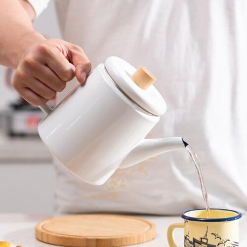 Enamel kettle, teapot, volume 1.5L