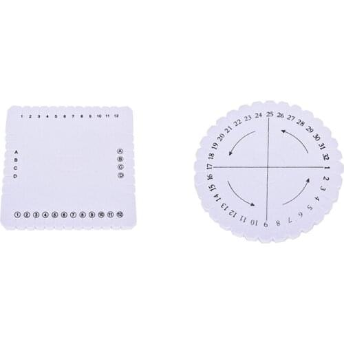 Round Beading Cord Disc Disk Braiding Plate DIY Braided 100mm x 8mm