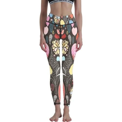 Summer Breathable Stretch 3d Printed Yoga Pants Gym Leggings Womens Leggings Womens Sports Fitness Pants Nine-point Pants