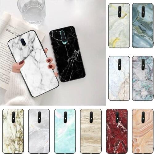 Marble pattern Phone Case For Oppo A5 A9 2020 Reno2 z Renoace 3pro A73S A71 F11