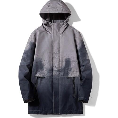 2020 New Brand Jacket Men Zipper Winter Spring Autumn Casual Solid Hooded Jackets Mens Outwear Slim Fit High Quality L-8XL