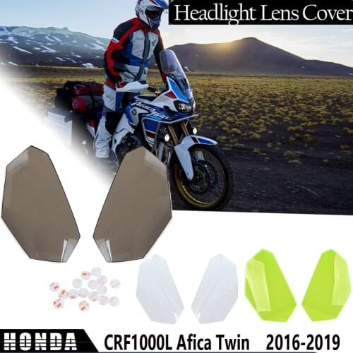 CRF1000L Motorcycle Front Headlight Screen Cover Shield Guard Lens Protector for 2016-2019 Africa Twin Honda CRF 1000L 2017 2018