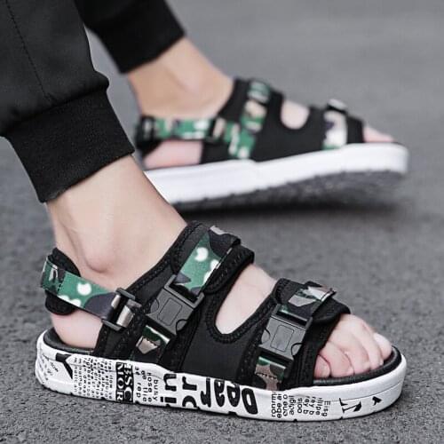 Man Beach Sandals 2019 Summer Air Mesh Sandal Mens Outdoor Roman Sandal