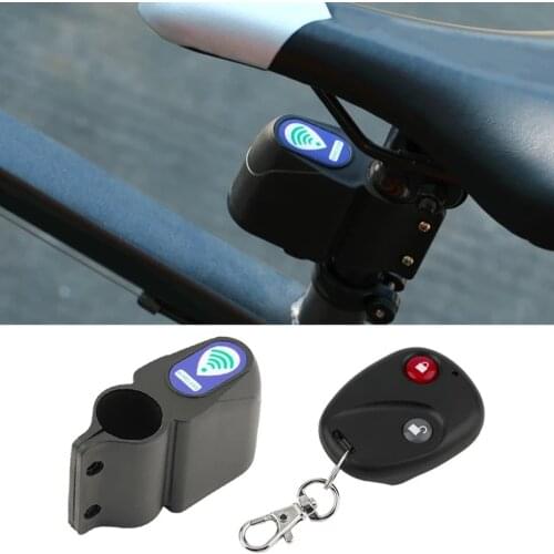 Bike Lock Wireless Anti-Theft Alarm for Motorcycle Bicycle Waterproof Security Warning Alarm with Remote Controller 105 DB