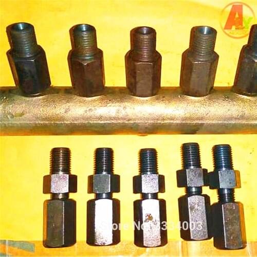 Common Rail Tube Conversion Joint Changing Joint M14-12/14/16/18 For Common Rail Test Bench, Inner Screw 1.5mm