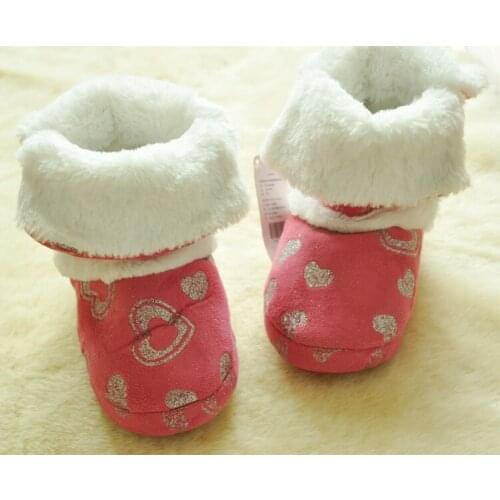 New arrival Childrens home shoes for winter girls warm home shoes Home Plush Slippers TWO way Wear Home floor cotton boots