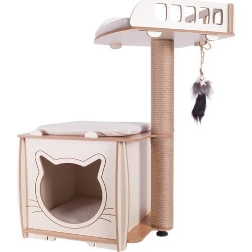 XL Vermeil Twin Tırmalamalı Cat House of Coarse conveniently even sığabileceği designed