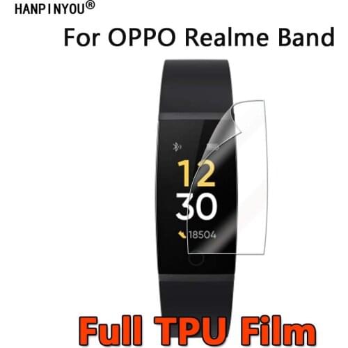 1/10Pcs For OPPO Realme Band Smart Bracelet Ultra Clear Full Cover Soft TPU Hydrogel Film Screen Protector -Not Tempered Glass