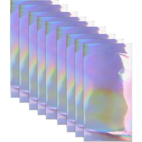 10Pcs Aurora AB Effect Reflective Mirror Paper Self Adhensive Epoxy Resin Fillings Resin Mold Fillings Resin Stickers