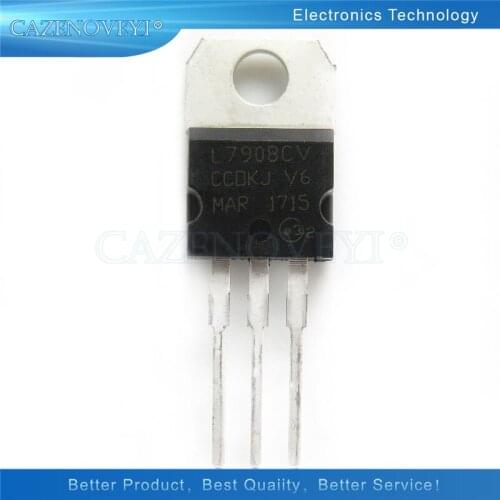 10pcs/lot L7908CV TO220 L7908 TO-220 7908 LM7908 MC7908 new and original IC In Stock