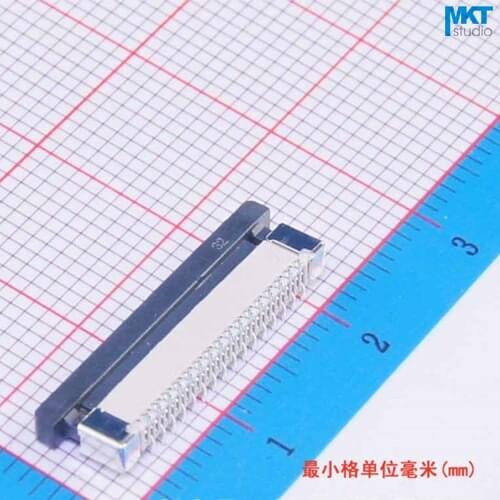 100Pcs SMD Vertical Type 32P/33P/34P/35P/36P/37P 0.5mm Pitch 2.0mm Height FPC FFC Connector