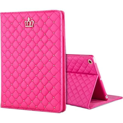 7.9''Luxury PU Tablet Coque For iPad mini 4 Case Flip Crown Luxury Stand A1538 A1550 Protective Cover for iPad mini 4 Case Stand