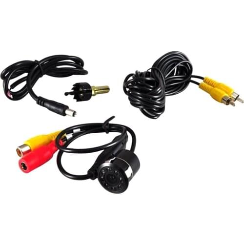 HD Car Rear View Camera CCD Night Vision Backup Parking Camera with 8 LED Lights Auto Electronics Accessories