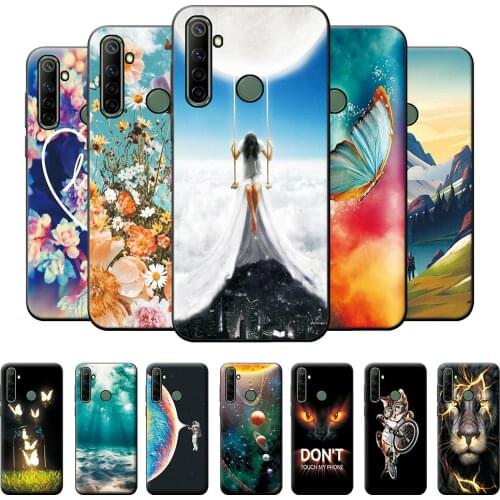 Case For OPPO Realme C3 Case Cute Cover on OPPO Realme 6i Shockproof Silicone Phone Bumper Realme C3 5 6i OPPO Realme 5 Cases