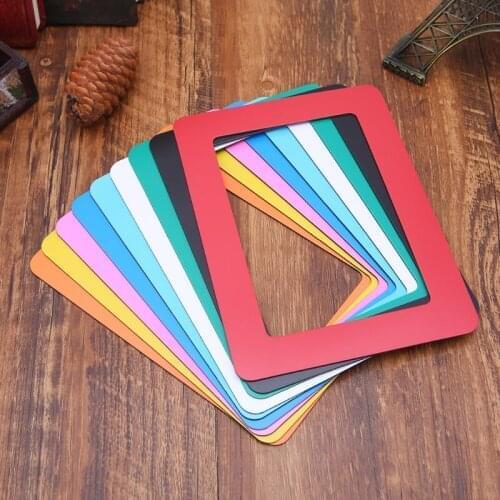 DIY Colorful Magnetic Picture Frames Fridge Refrigerator Magnet Photoframe X7YD