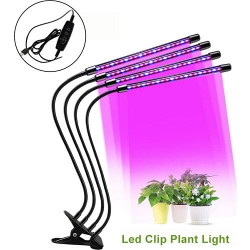 LED Grow Light USB Phyto Lamp Full Spectrum Grow Tent Complete Kit Phytolamp for Plants Seedlings Flowers Indoor Grow Box