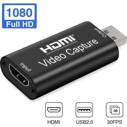 Audio Video Capture Cards, HDMI to USB 2.0 - High Definition 1080p , Record Directly to Computer