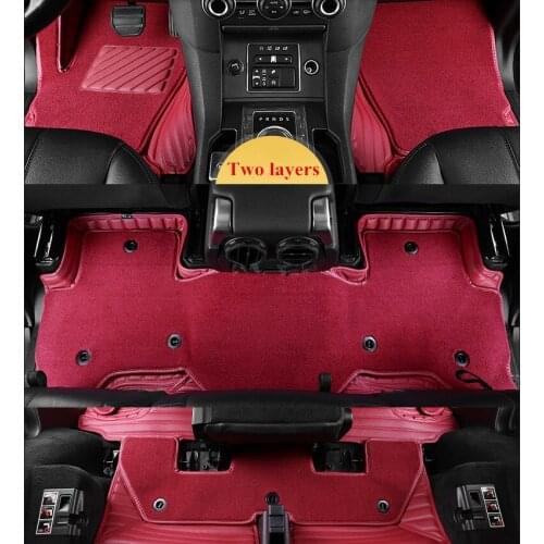 Best quality! Custom special car floor mats for Mercedes Benz GLB 180 200 220d 250 7 seats 2020 durable two layers car carpets