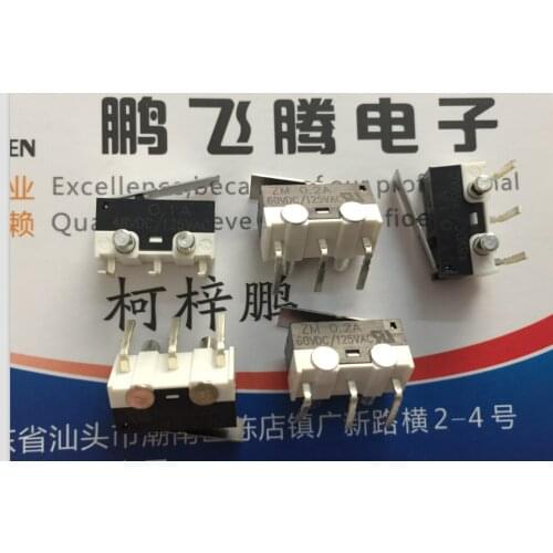 1PCS U.S. C&k ZM0012 small micro switch with bent foot 3 feet with positioning column stroke reset limit switch
