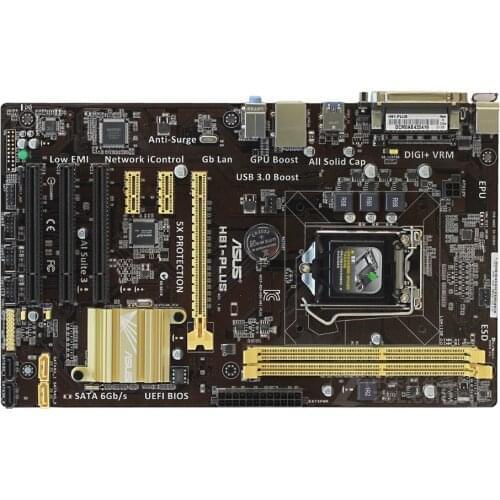 ASUS H81-PLUS motherboard for DDR3 LGA 1150 USB2.0 USB3.0 16GB I3 I5 I7 CPU H81 USED Desktop MAINBOARD PC