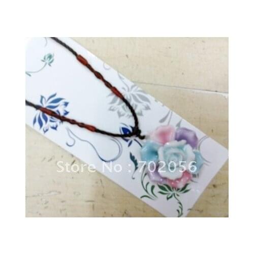 Fashion Ceramic Pendant Necklace necklace 15pcs/lot