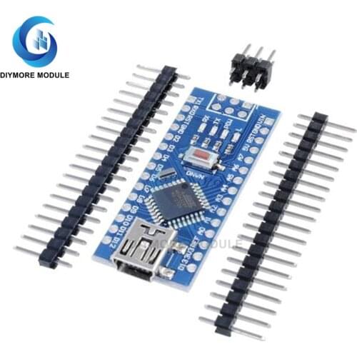 NANO V3.0 ATMEGA328P-AU CH340 Microcontroller Module Mini USB for Arduino CH340 System Program Emulator Development Tools