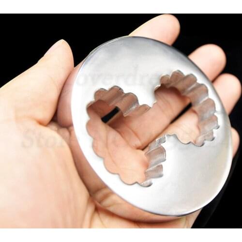 Stainless Steel 8-shaped Groove Ball Stretcher Cock Ring Scrotum Pendant Male Chastity Device Bds Bondage Adult Sex Toys For Men