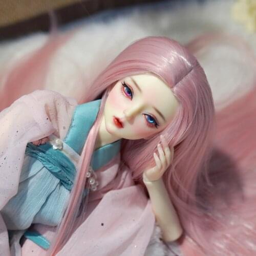 New Arrival 1/3 1/4 1/6 1/8 High Temperature Wire Long Wig BJD Doll Wig Hair Accessories