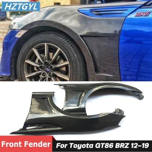 Carbon Fiber Material Front Fenders For Toyota GT 86 Subaru BRZ 2012-2019