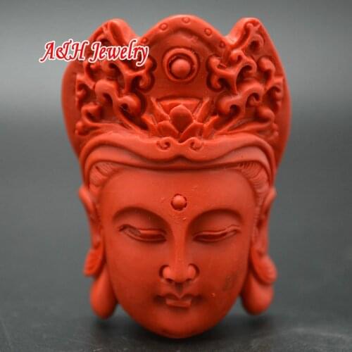 Chinese Tripitaker Tang Monk Fine Carved Pendants Buddha Head Fashion Women Jewelry Making Materials 5pc/lot