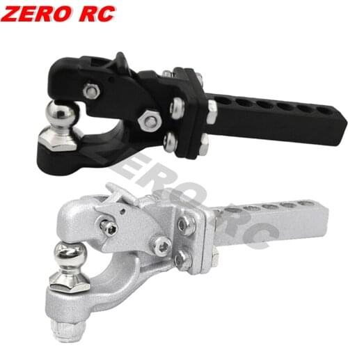 FULL METAL 1/10 Trailer Drop Hitch Receiver Tow Hook FOR AXIAL SCX10 TRAXXAS TRX-4 JEEP RC CRAWLER CAR